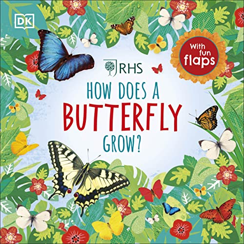 RHS How Does a Butterfly Grow? (Life Cycle Board Books)